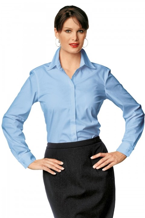 light blue ladies blouse