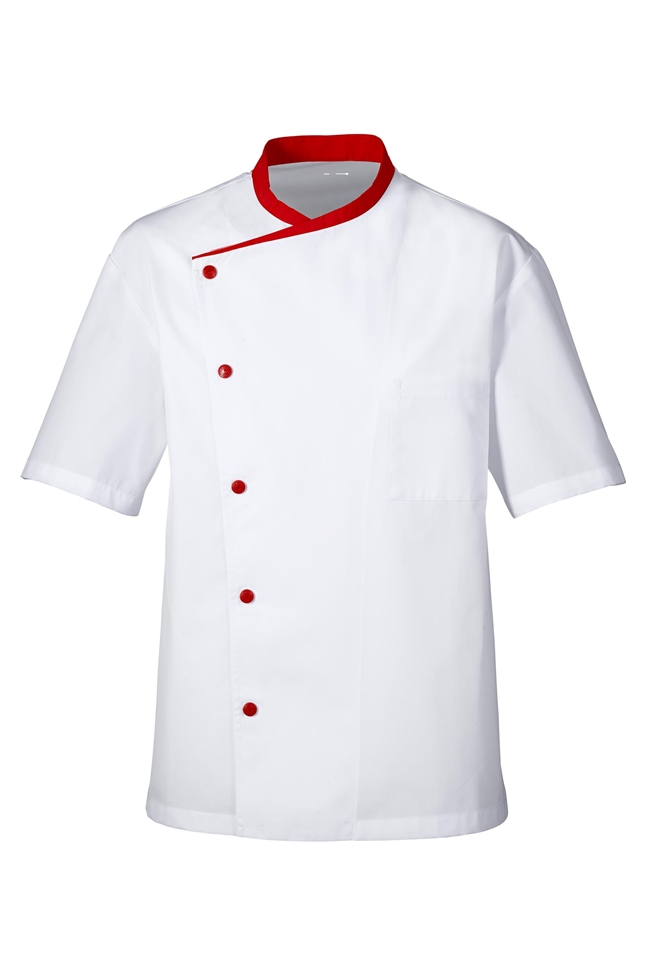 chef jacket red